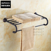 INPHIC-五金衛浴浴室壁掛擺飾歐式廁所全銅黑古銅仿古浴巾架美式毛巾架-ICMG020104A